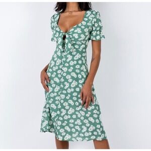 Princess Polly Green Daisy Dress small/2